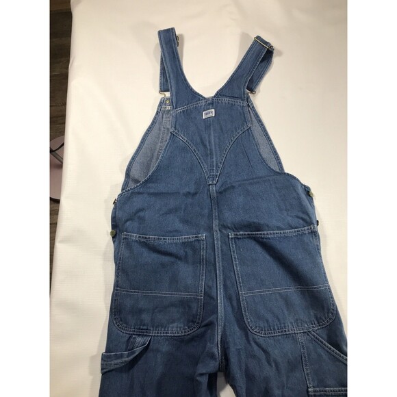 Liberty Denim Blue Bib  Overall Work Farm Outdoor USA See Measurements For Size - Picture 9 of 16